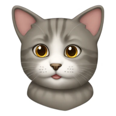 Gato con capa sticker