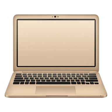 beige laptop sticker