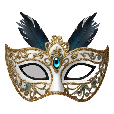 Masquerade eye mask  sticker