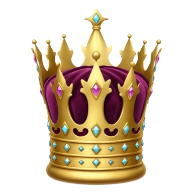 an  old crown in a glass showcase sticker