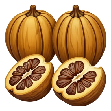 date fruit cut in half showing the pit sticker