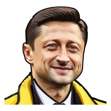 volodymyr zelensky sticker