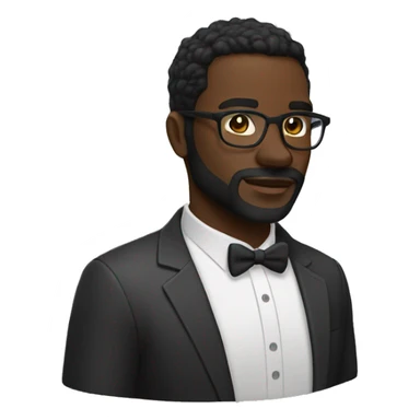 👨🏿‍🌾🤓 sticker