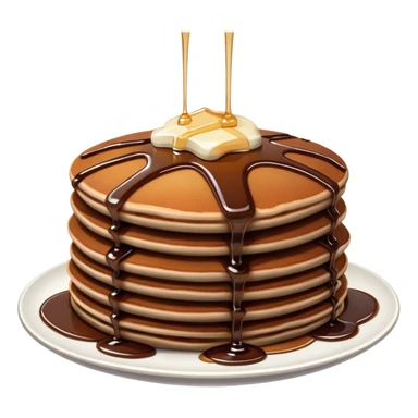 Chocolate pancakes  sticker