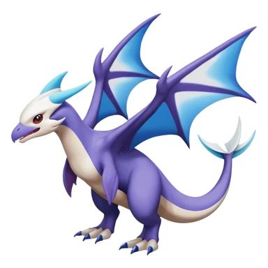 Noivern-Latios-Lugia-Fakémon-hybrid-creature (full body)  sticker