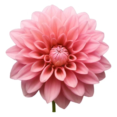 Pink Dahlia flower  sticker
