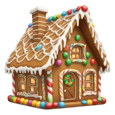 gingerbread house colorful  sticker