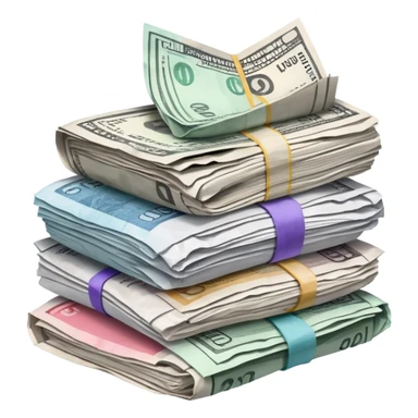 Stack of bills and receipts, representing expenses sticker