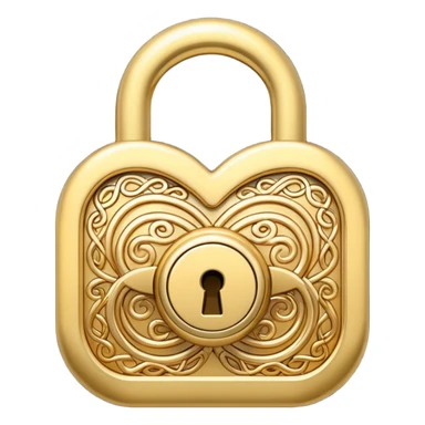 lock with infinity sign above it sticker