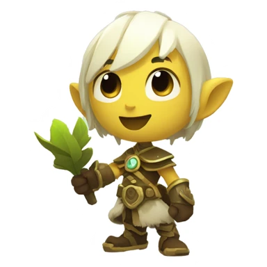 dofus iop waving hello sticker