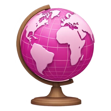 Pink and light pink,  network, world globe, insanely detailed  sticker