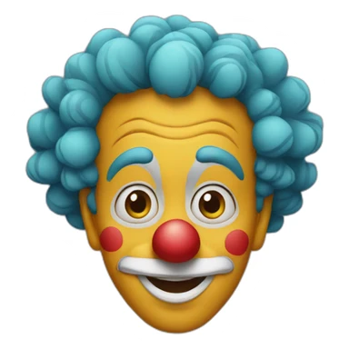 clown from india sticker