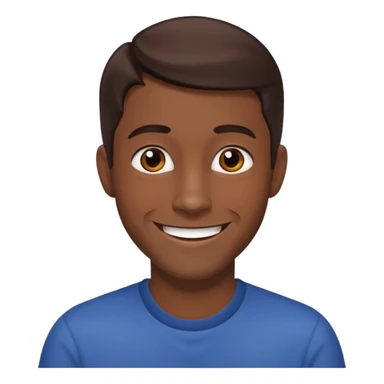 Keith Robinson with dark brown hair sticker