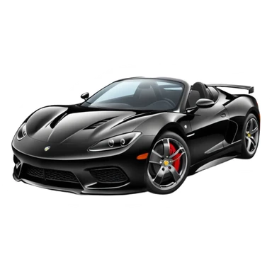 black sport car sticker