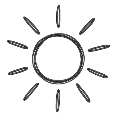 sun sticker