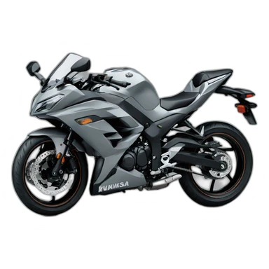 2023 Kawasaki Ninja 650 Gray sticker