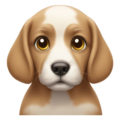 Heart with puppy eyes sticker