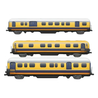 A train with a mullet sticker