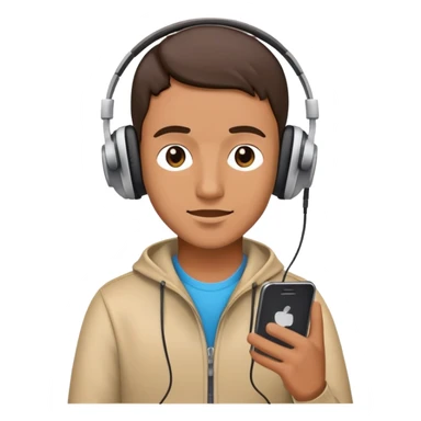 2010 music playlist with headphones and smartphone sticker