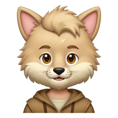 a furry man sticker