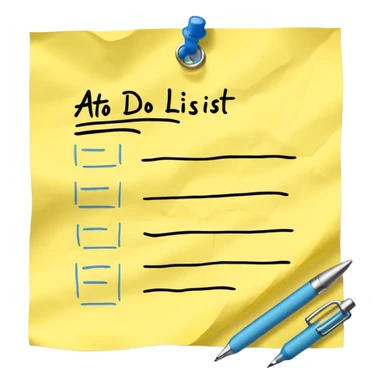 to do list sticker