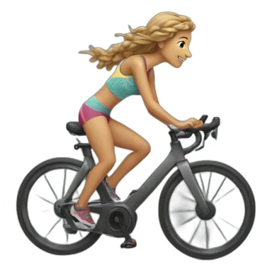 Bohemian spin bike sticker