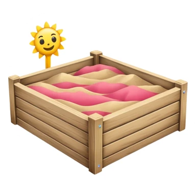 Sand box for children  sticker