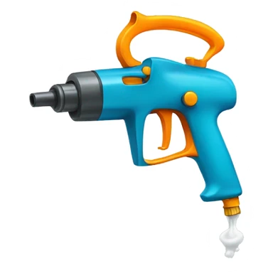 Spray paint gun sticker