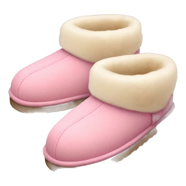 UGG slippers pink sticker