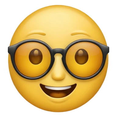 Emoji sunglasses impressed  sticker
