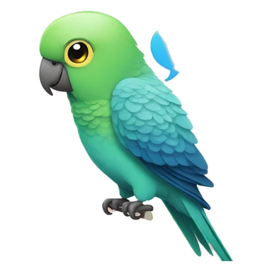 parakeet speech bubble  sticker