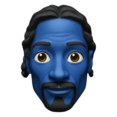 snoop dogg blue skin sticker