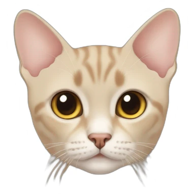 British short hair fold ears sticker