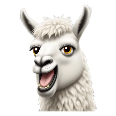 Angry lama  sticker
