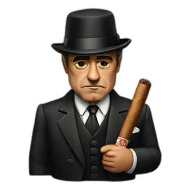 the godfather with cigar sticker