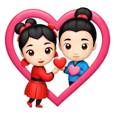 HEARTS COLORS STYLE PUCCA & GARU sticker