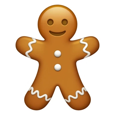 gingerbread emoji sticker