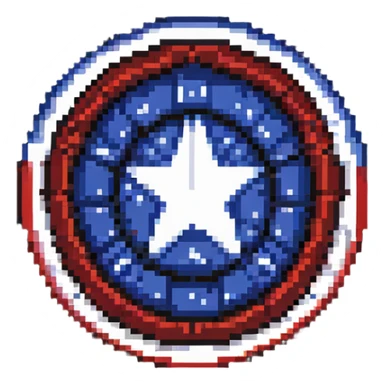 captain america shield sticker