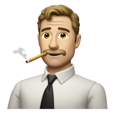 Tomas Shelby with cigarette sticker