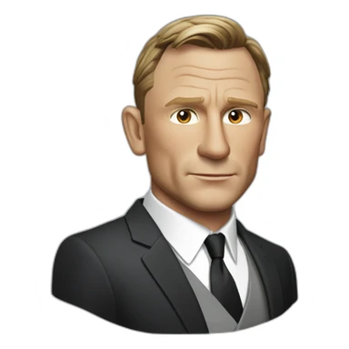 Daniel Craig 007 sticker