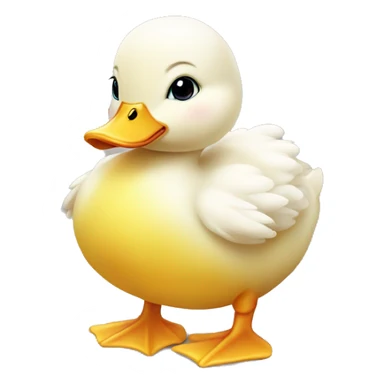 Baby cute duck sticker