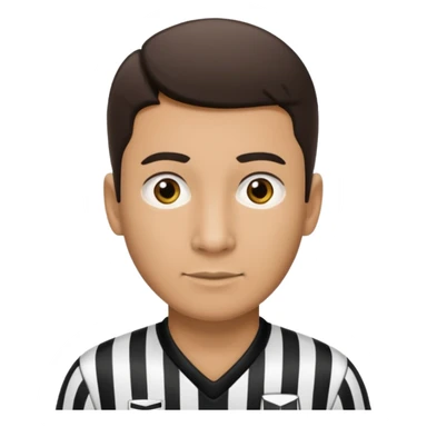Soccer referee sticker