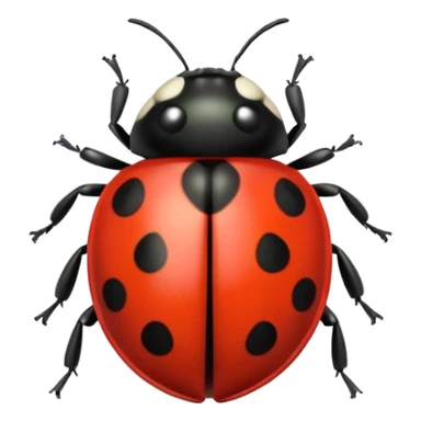  cute GREEN lady bug sticker