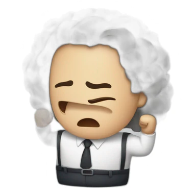 Strong Earthquake in office sticker