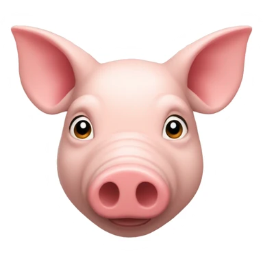 Cochon avec un tête triangle  sticker