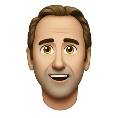 Nicolas cage sticker