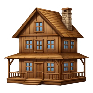 biggest wood house sticker