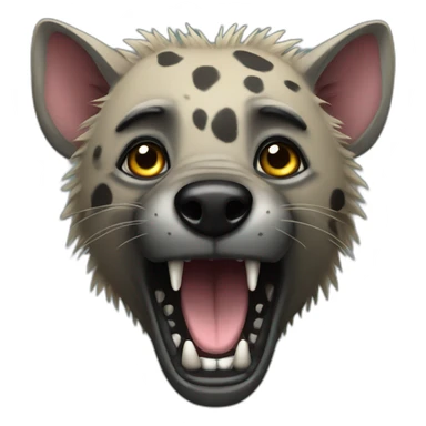 Hyena surviving at sea sticker