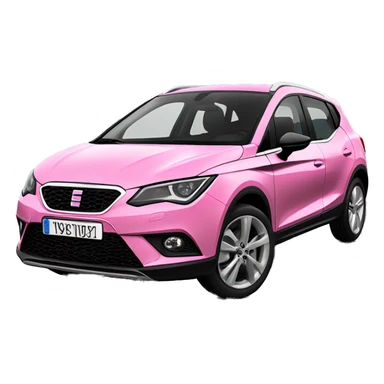 Seat arona car pink sticker