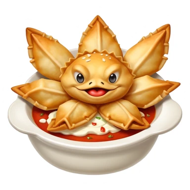 Crab Rangoon sticker